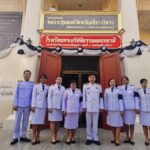 คณะผู้บริหารและเจ้าหน้าที่สำนักงานการตรวจเงินแผ่นดินภูมิภาคที่ 1 (จังหวัดพระนครศรีอยุธยา) เข้าร่วมพิธีบำเพ็ญกุศลปัญญาสตมวาร (100 วัน) เพื่ออุทิศถวายเป็นพระราชกุศลแด่สมเด็จพระนางเจ้าสิริกิติ์ พระบรมราชินีนาถ พระบรมราชชนนีพันปีหลวง